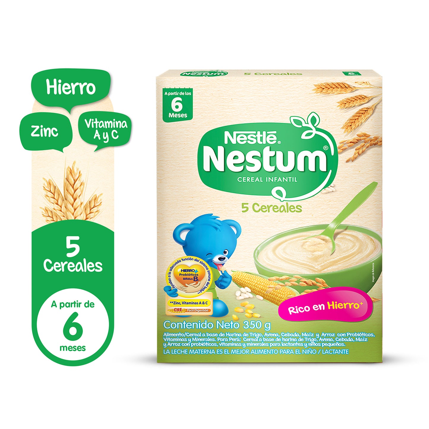 Nestum® 5 Cereales 350 gr.