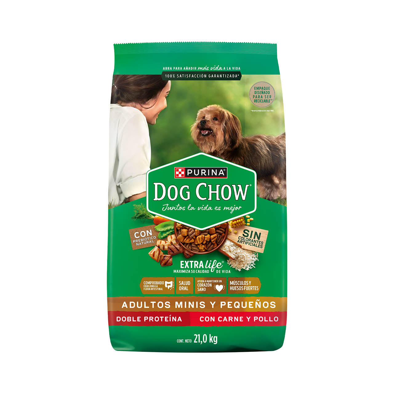 DOG CHOW Adulto Minis y Pequeños 21kg