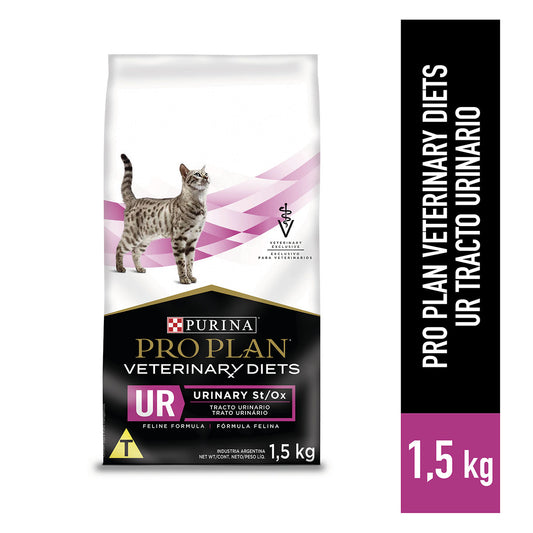 Pro Plan Veterinary Diets UR 1.5kg - Tratamiento para Problemas del Tracto Urinario en Gatos