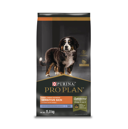 Alimento para perro Pro Plan  Sensitive Cachorro Cordero 15kg