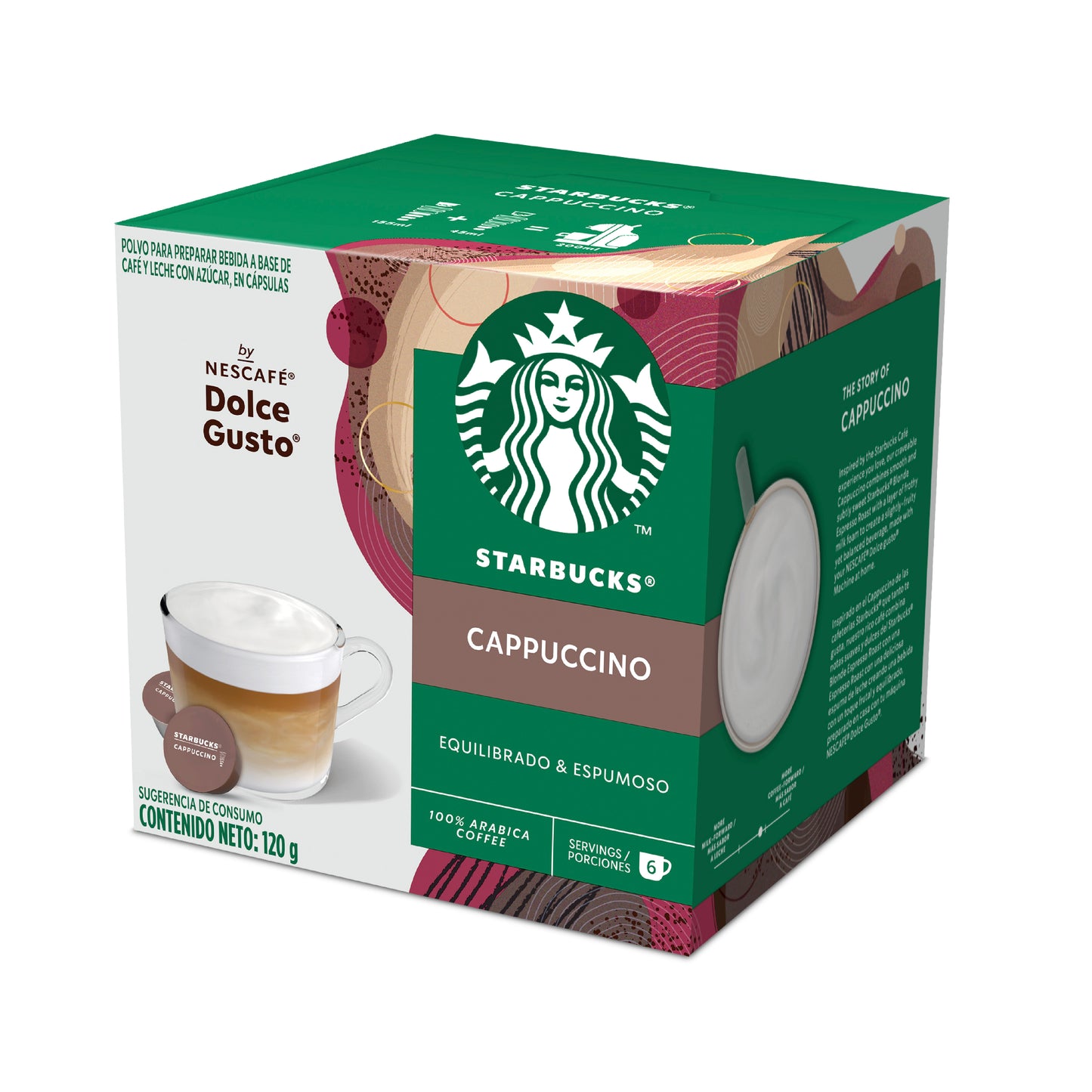 NDG by Starbucks® Cappuccino Caja de 12 Cápsulas