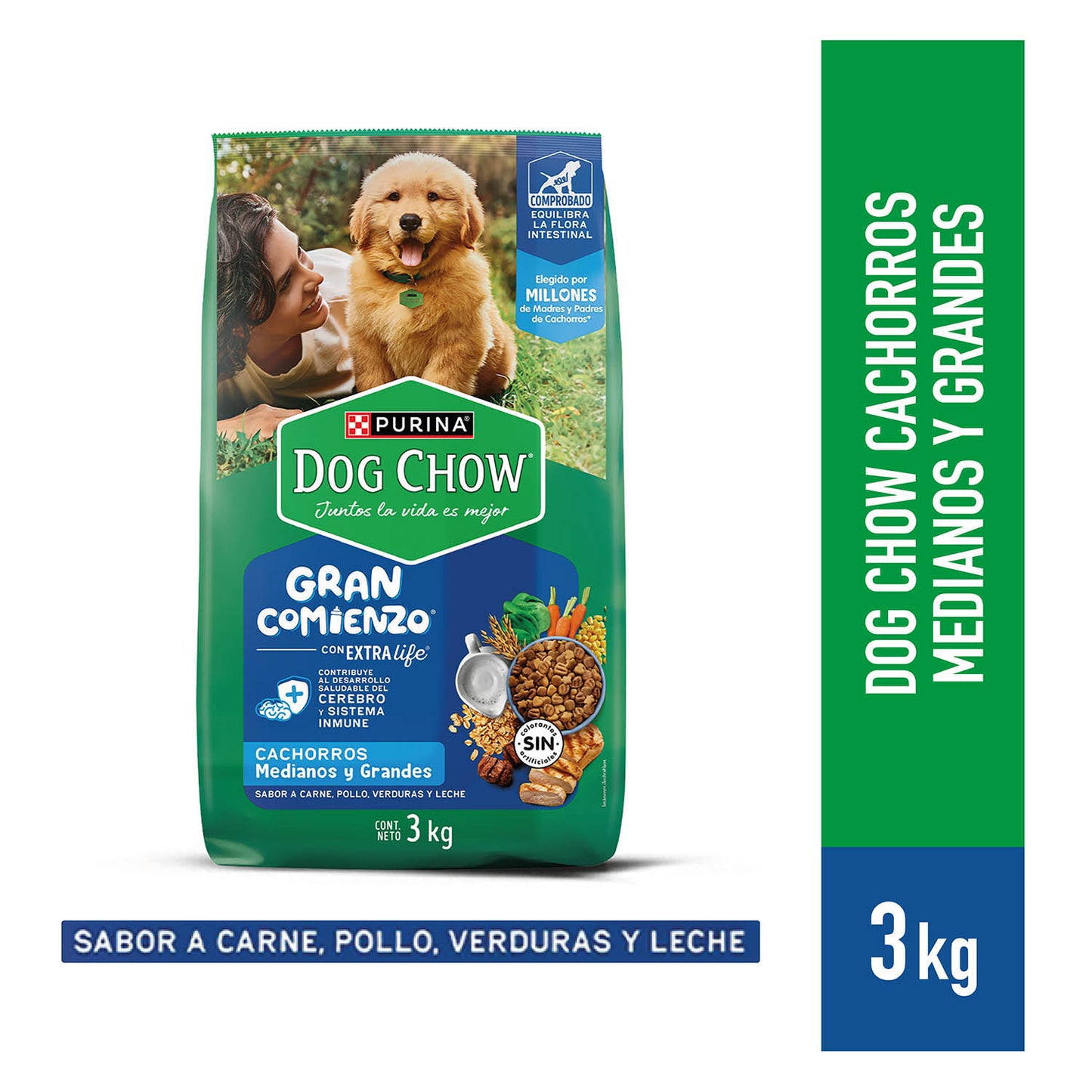 Alimento para perro Dog Chow Cachorros Medianos y grandes 3kg