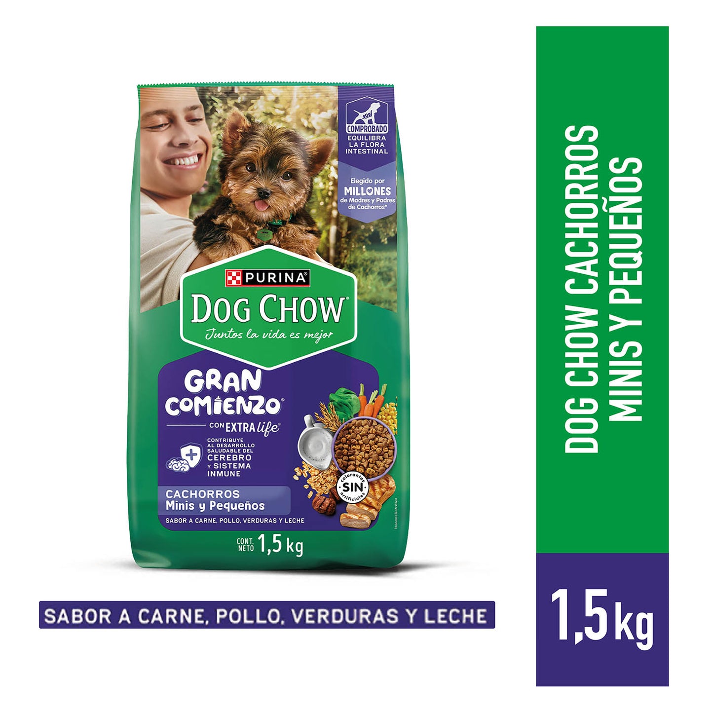 Alimento para perro Dog Chow Cachorros Minis y pequeños 1.5kg