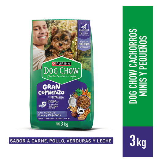 Alimento para perro Dog Chow Cachorros Minis y Pequeños 3kg