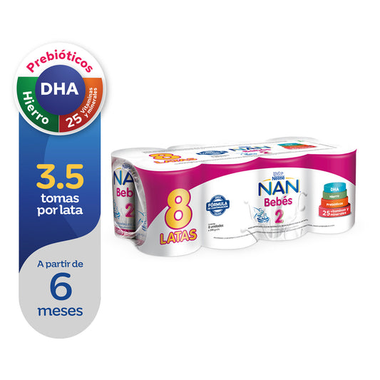 NAN 2 Fórmula Líquida 8x390g