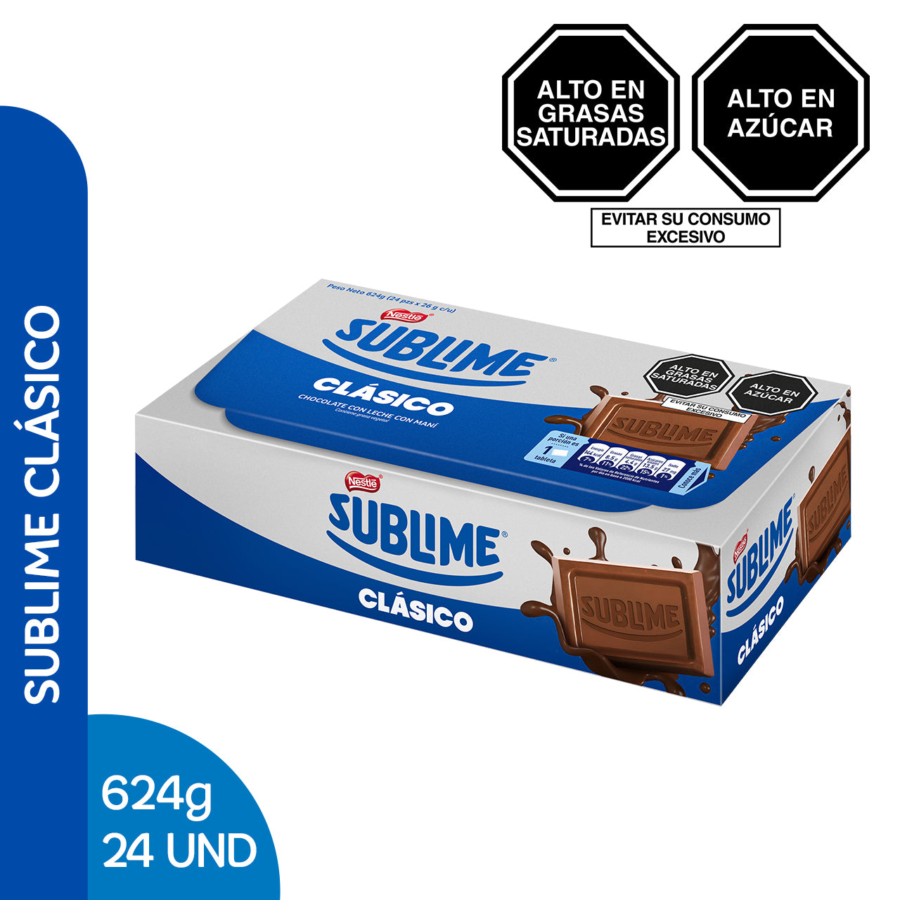 NESTLE SUBLIME Clasico 26g x 24 unidades