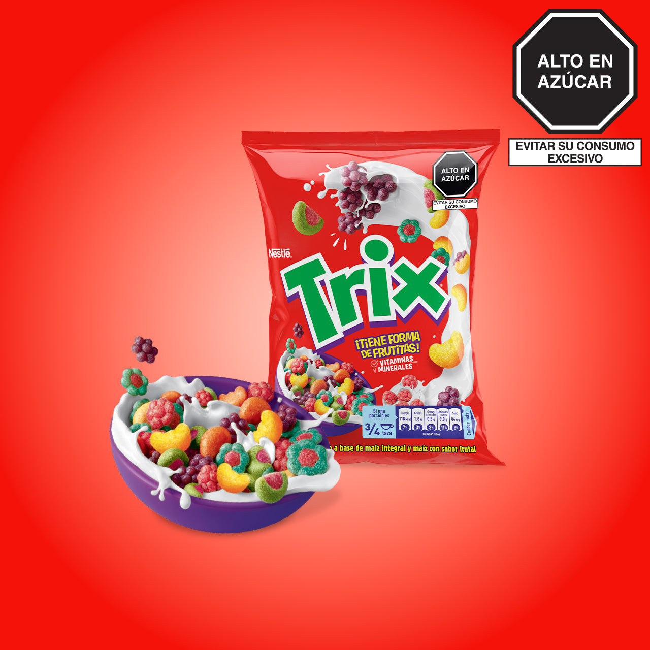 Trix Cereal Bolsa 90g