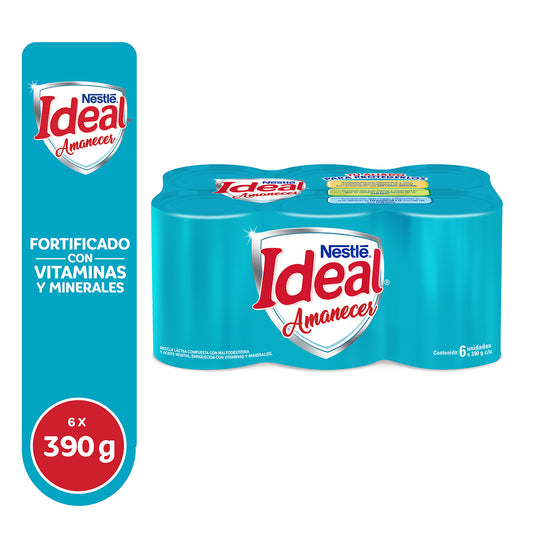 IDEAL AMANECER Mezcla Láctea 6pack 390g
