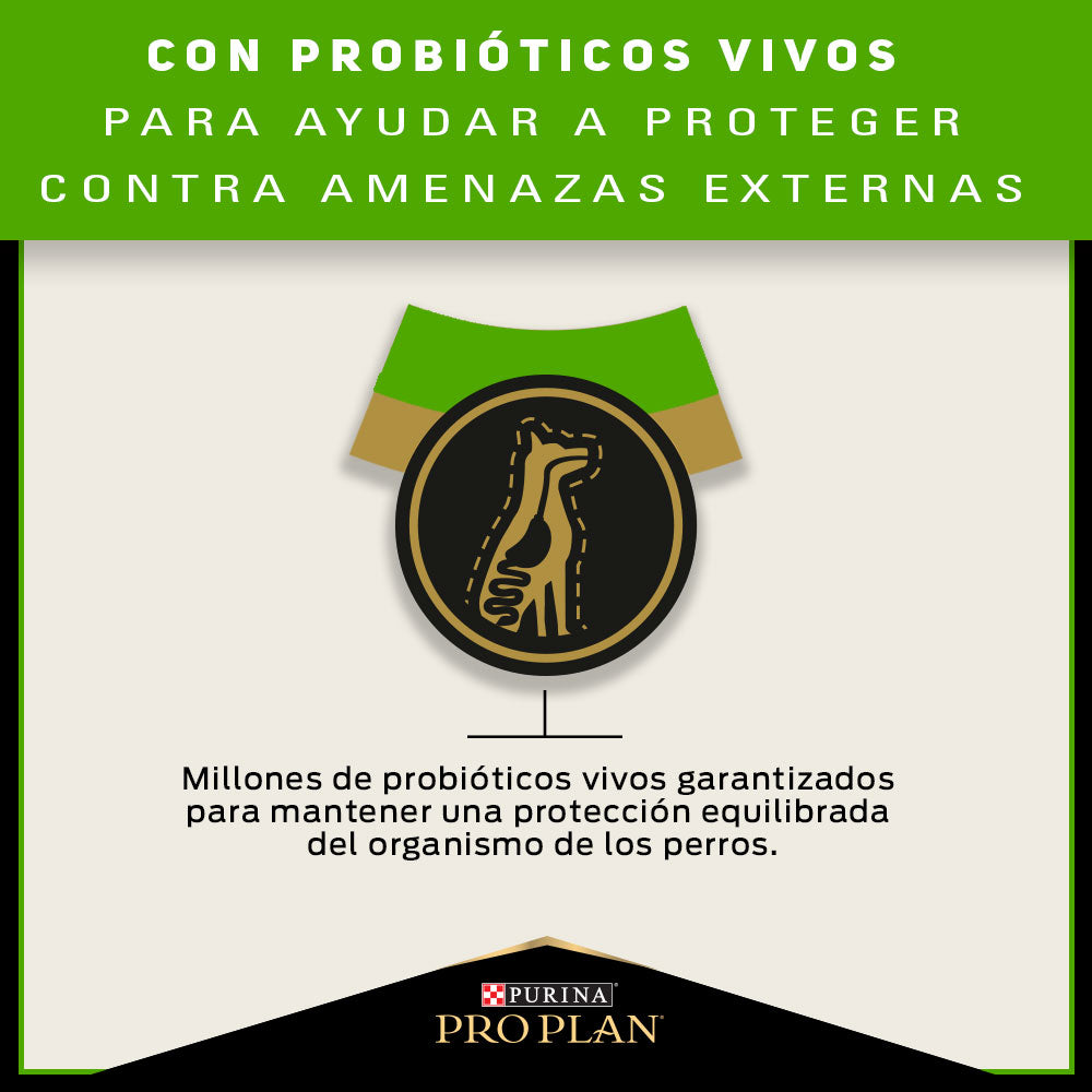 Alimento para perros medianos y grandes con piel sensible Pro Plan® Pavo 12kg