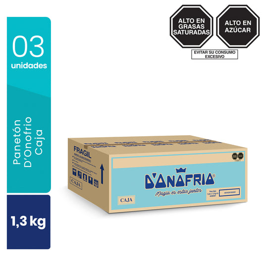 D´ONOFRIO Panetón 1.3kg x 3 unidades