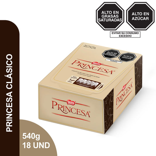 Caja de Princesa Barra 18 uni x 30g c/u