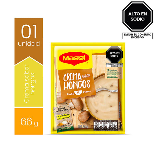 MAGGI CREMA SABOR HONGOS 65 G