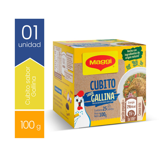 Maggi Cubito Gallina 100g.