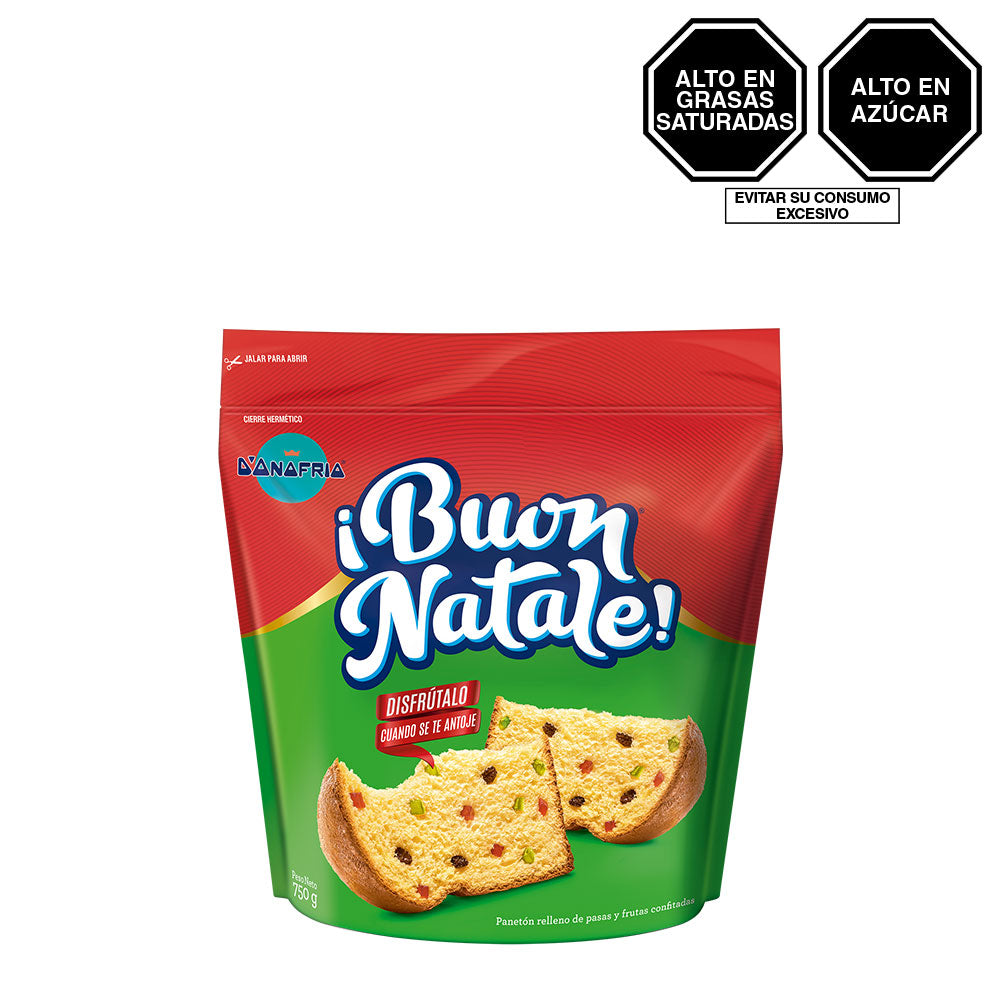 D'ON BUON NATALE Panetón Bolsa 750gr.