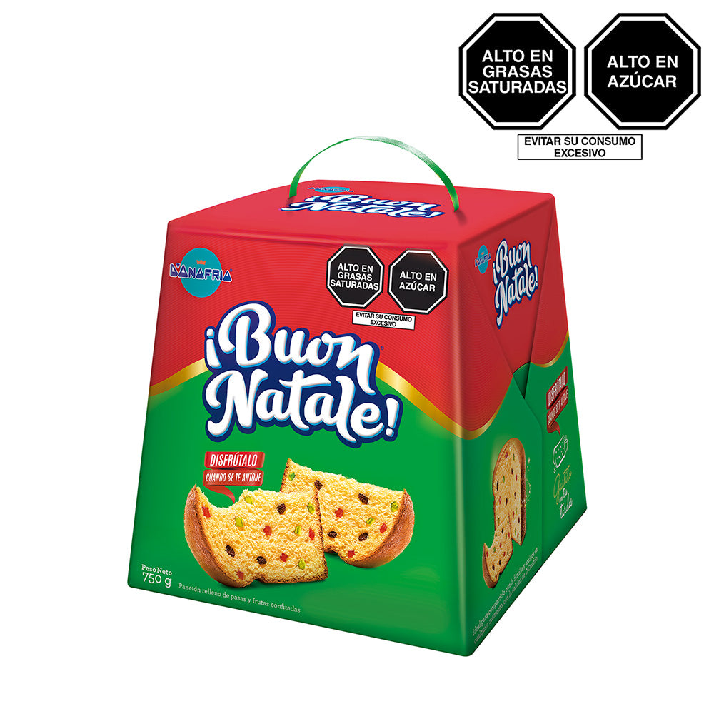 D'ON BUONNATALE Panetón Caja 750g