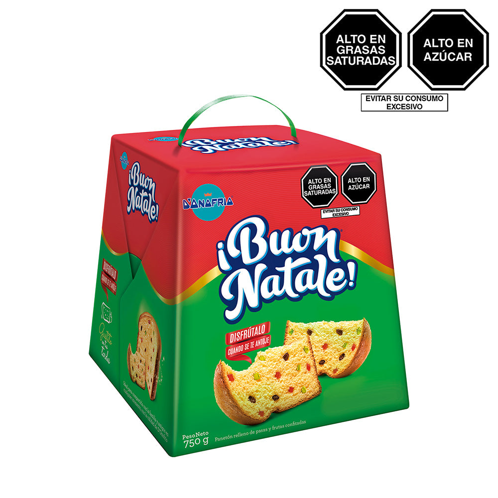 D'ON BUONNATALE Panetón Caja 750g