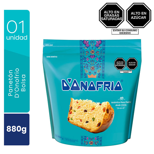 D'ONOFRIO Panetón Bolsa 880g