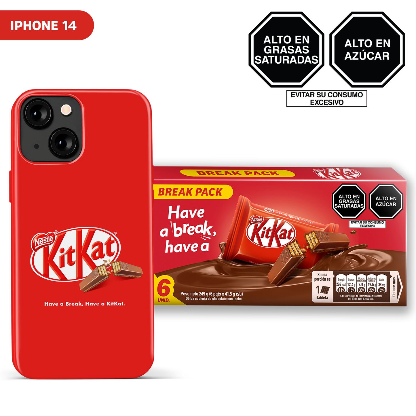 Pack KitKat + Case 3