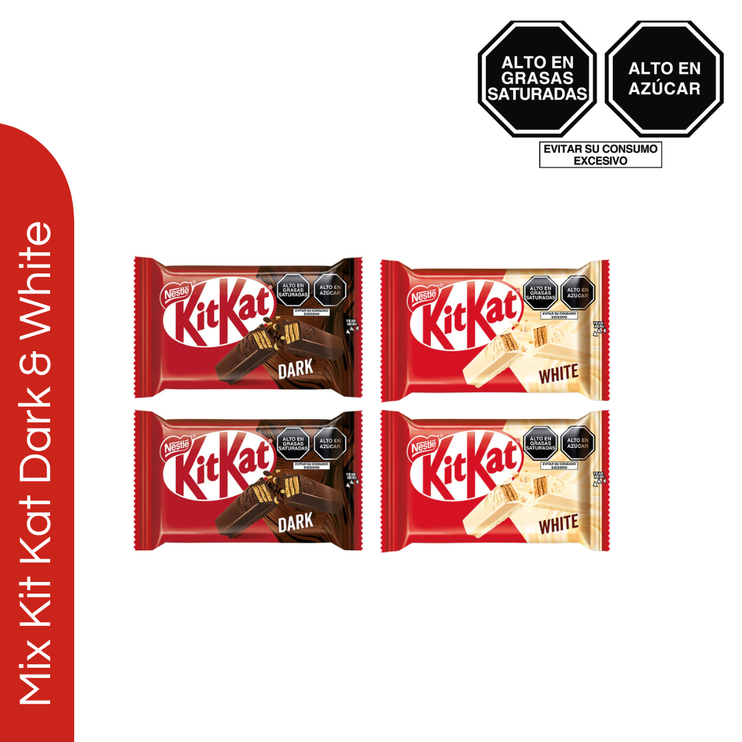 Combo 2 Sabores Kit Kat Dark & White