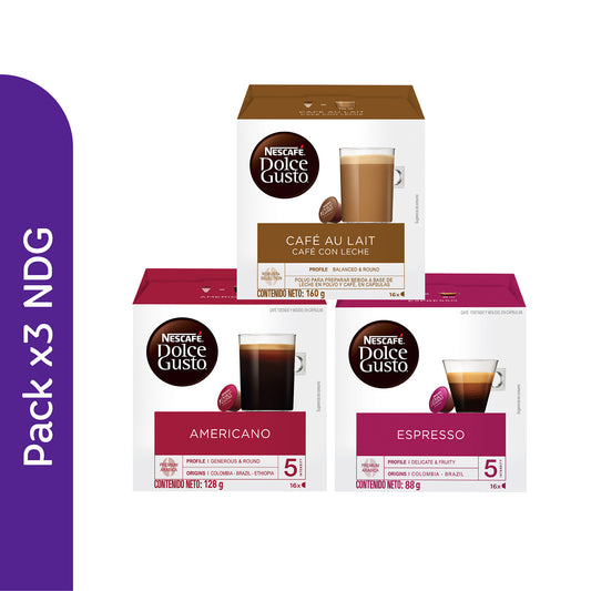 Pack x3 Mix Nescafé® Dolce Gusto®