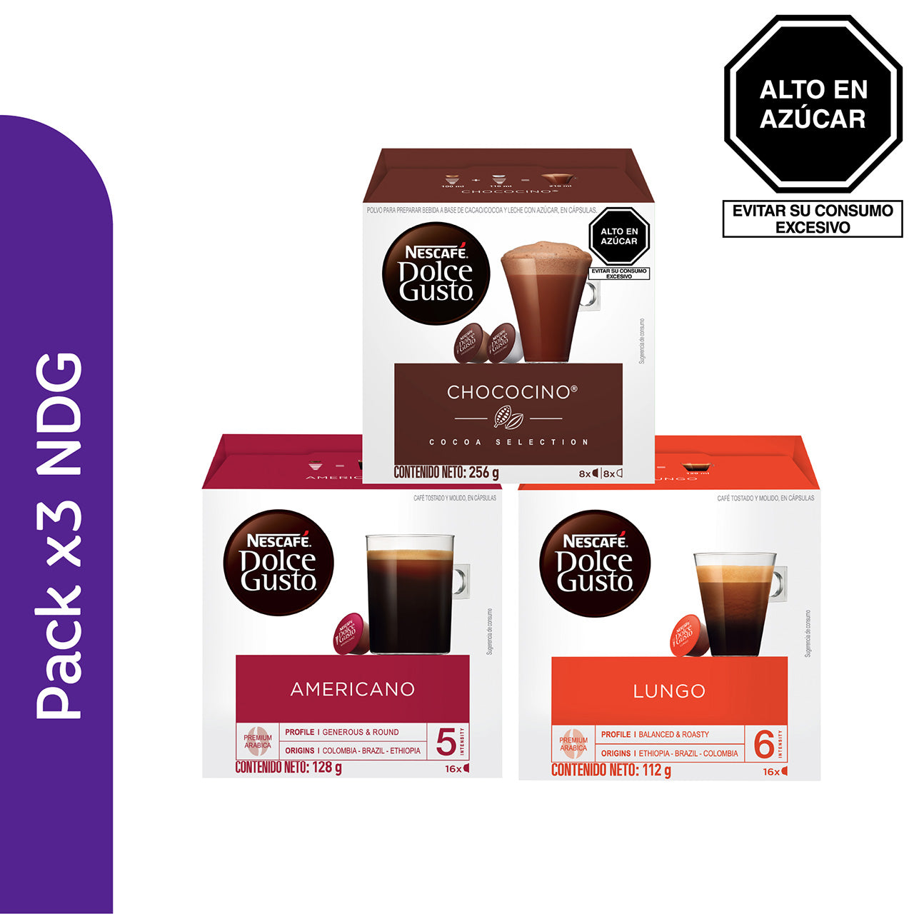 Pack x3 Mix Nescafé® Dolce Gusto®