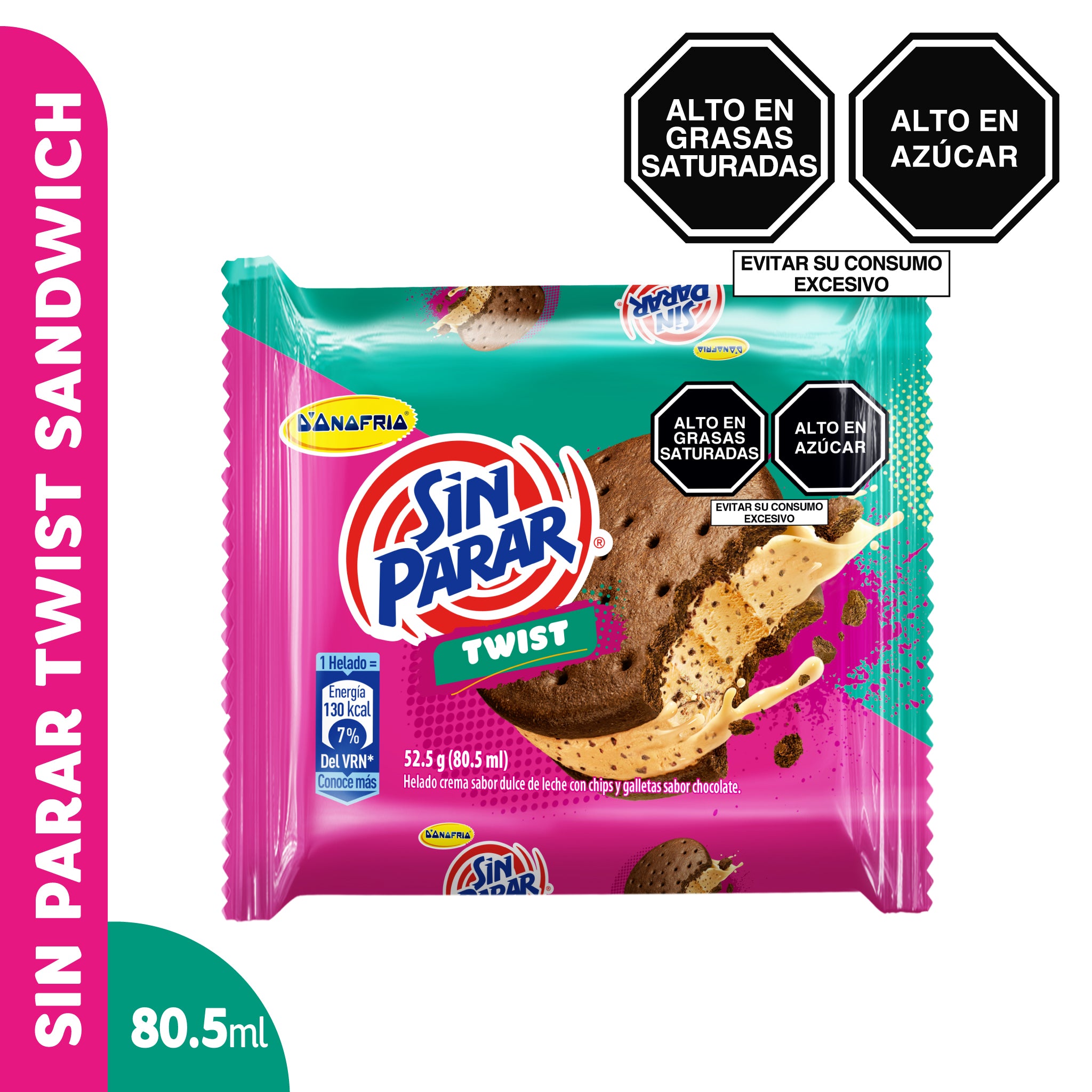 SIN PARAR Helado Twist Sandwich 80.5ml – Tienda Nestlé