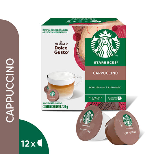 Starbucks® Cappuccino Caja de 12 Cápsulas