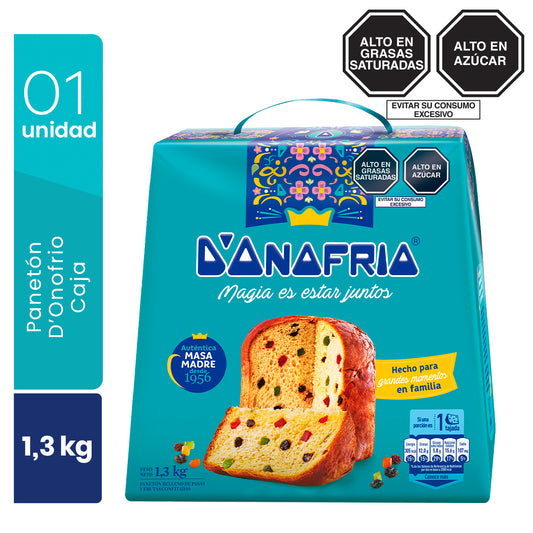 D´ONOFRIO Panetón Caja 1.3kg