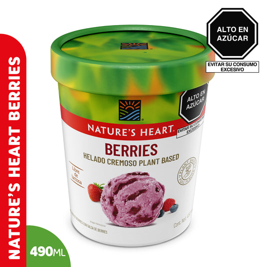 NATURE'S HEART Helado Berries 490ml VENCE:26/06/2024