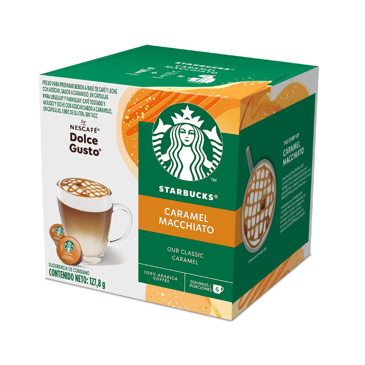 Starbucks® Caramel Macchiato Caja de 12 Cápsulas