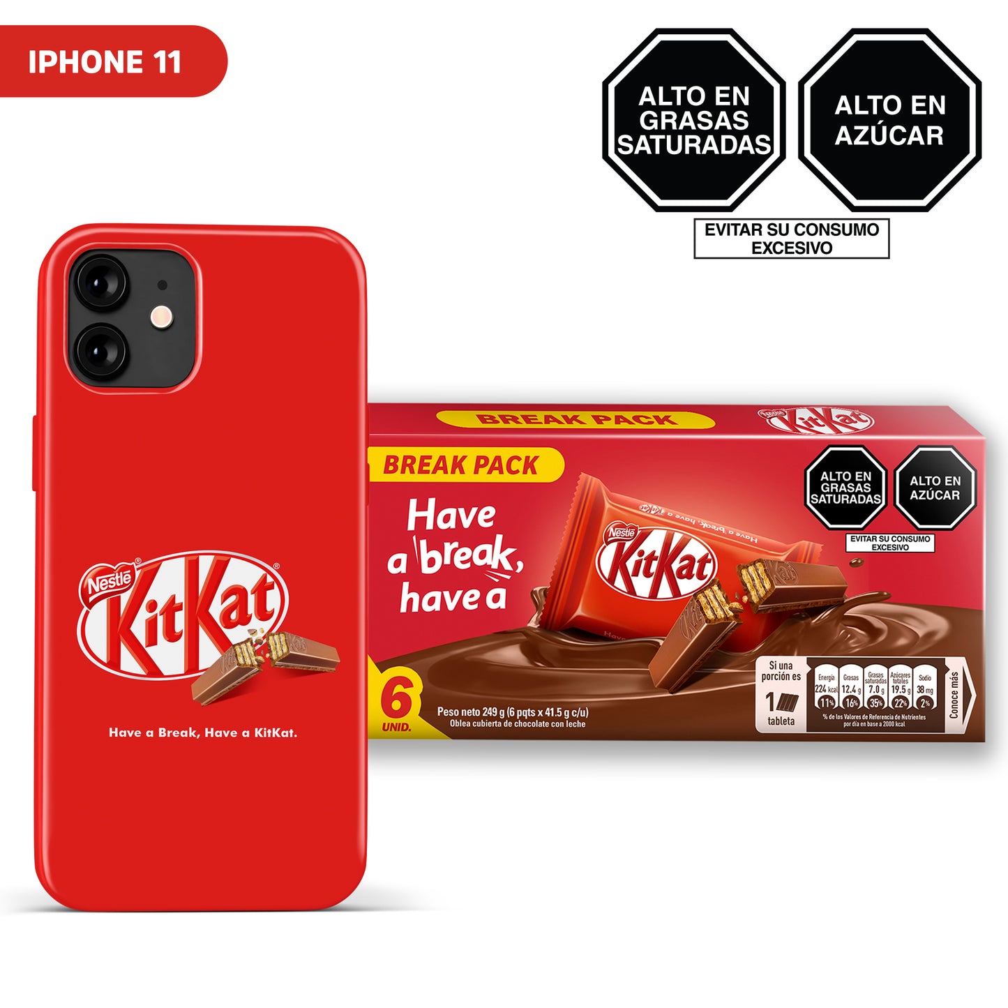 Pack KitKat + Case 3