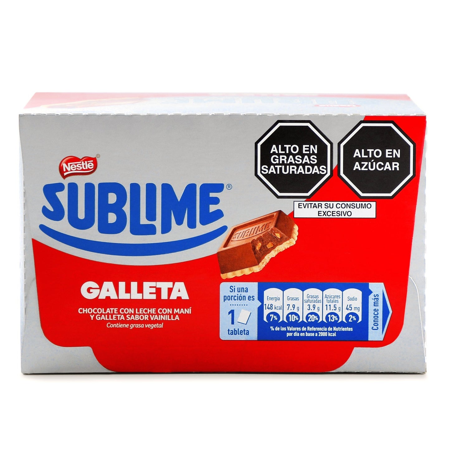 Sublime Chocolate Galleta  24 uni x 28 gr. c/u