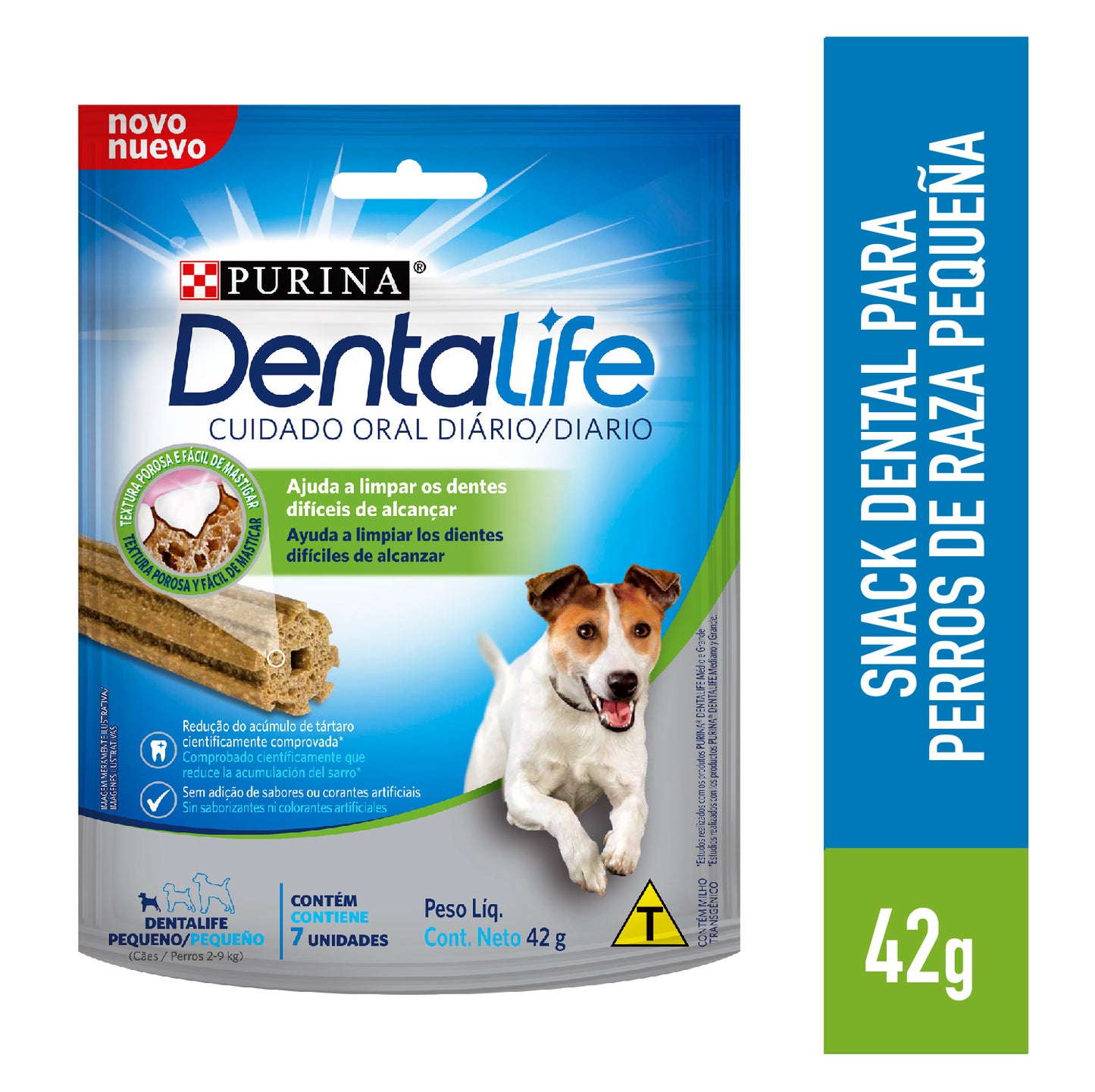 Snack para perro Dentalife adultos de razas pequeñas en bolsa de 42gr