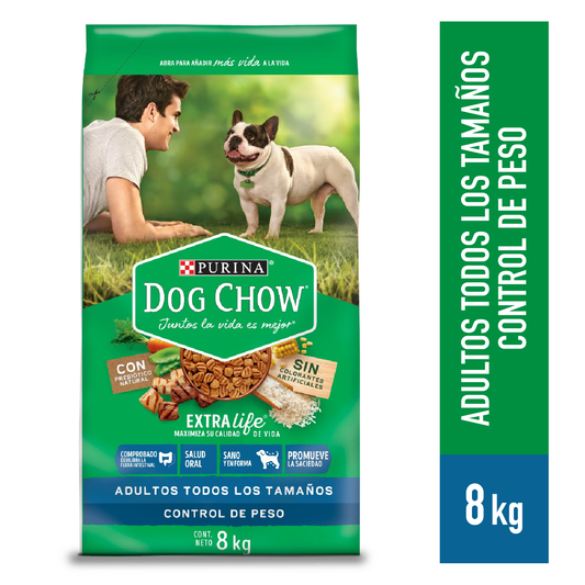 Alimento para perro Dog Chow Adulto Control de peso 8kg