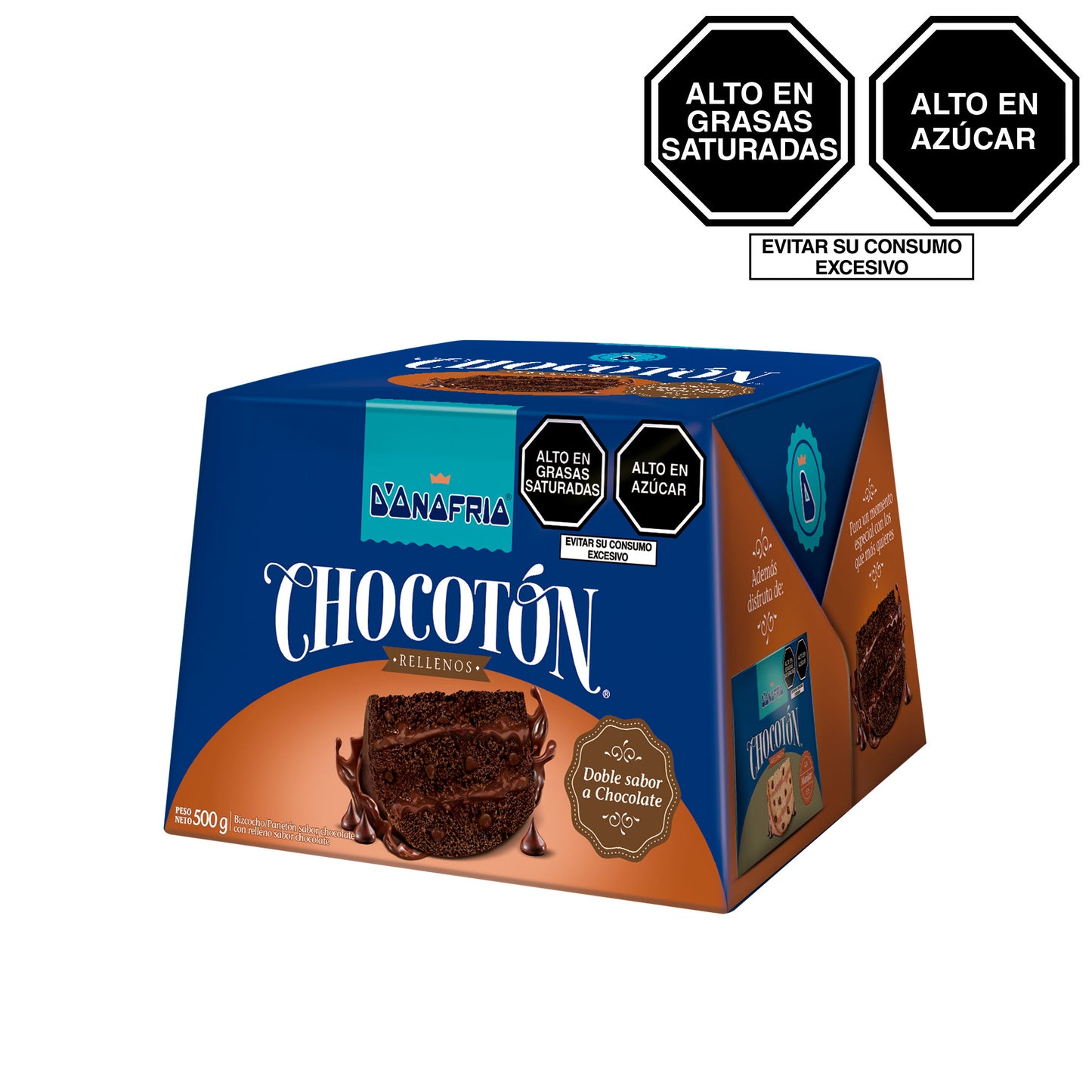 Chocotón Doble Chocolate 500 gr.