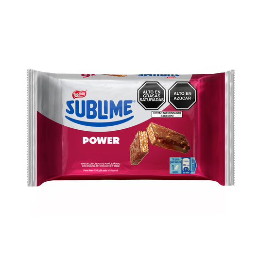 Sublime Power 6 Pack x 25g c/u